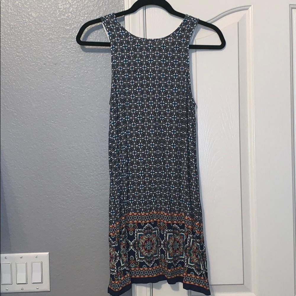 Patterned flowy summer dress